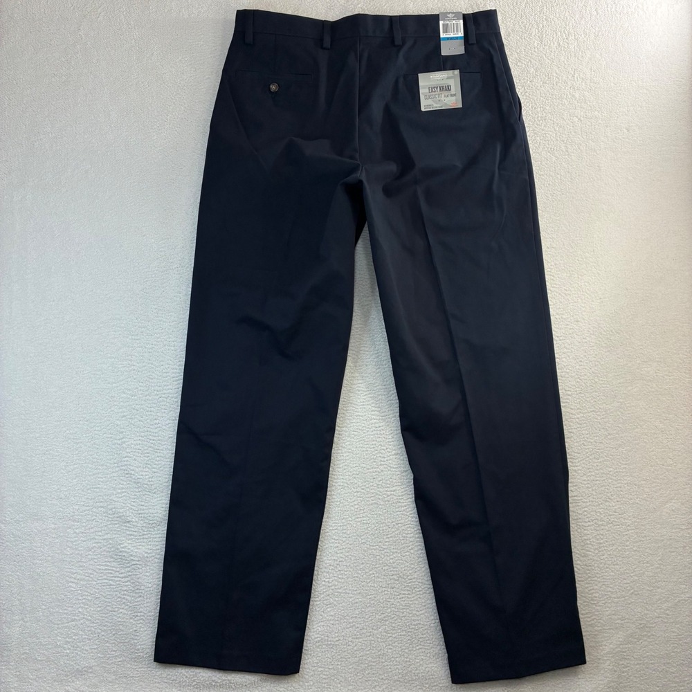 Dockers Easy Khaki Chino Pant Men 36x32 Blue Classic Stretch Cotton Comfort NWT
